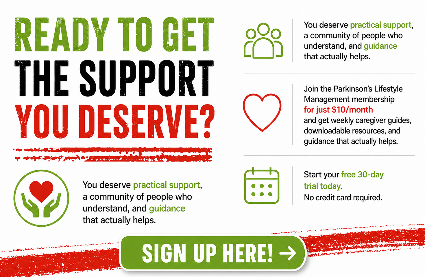 Join Parkinson's Lifestyle Management Support for Carers of those with Parkinsons